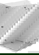 Mexen Lunar-F Duo cabina doccia pieghevole 100 x 90 cm, trasparente, gun metal - 836-100L-090P-95-00