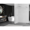 Mexen Kioto Walk-in Shower Wall 70 x 200 cm, Frosted 8 mm, Chrome - 800-070-101-01-30