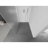 Mexen Kioto ścianka prysznicowa Walk-in 80 x 200 cm, szron 8 mm, chrom - 800-080-101-01-30