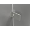 Mexen Lunar-F Duo Duschkabine faltbar 85 x 75 cm, transparent, gebürstetes Nickel - 836-085L-075P-97-00