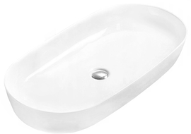 Mexen Suzana lavabo sobre encimera 81 x 41 cm, blanco - 21698100