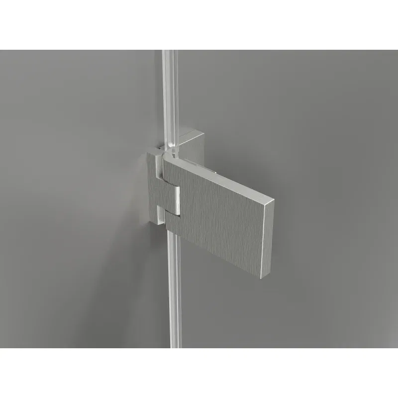 Mexen Lunar-F Duo cabine de douche pliante 90 x 80 cm, transparent, nickel brossé - 836-090L-080P-97-00