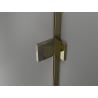 Mexen Lunar T Duschkabine, rechts öffnend, 110 x 90 cm, transparent, gold - 834T-110-090-50-00-P