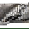 Mexen Lunar T douchecabine scharnierend rechts 135 x 90 cm, transparant, goud - 834T-135-090-50-00-P