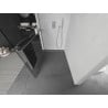 Mexen Kioto+ Duschwand mit Regal Walk-in 130 x 200 cm, transparent, Chrom - 800-130-121-01-00