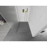 Mexen Kioto Walk-in shower wall 120 x 200 cm, frost 8 mm, gold - 800-120-101-50-30