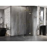 Mexen Lunar T parema hinged dušikabiin 110 x 110 cm, läbipaistev, kuldne - 834T-110-110-50-00-P