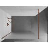 Mexen Kioto Walk-in Shower Screen 90 x 200 cm, Frosted 8 mm, Rose Gold - 800-090-101-60-30