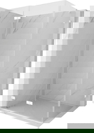 Mexen Lunar-F Faltbare Duschkabine links 90 x 70 cm, transparent, weiß - 836-090-070-20-00-L