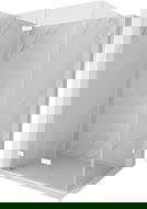 Mexen Lunar-F opvouwbare douchecabine links 100 x 70 cm, transparant, wit - 836-100-070-20-00-L