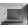 Mexen Kioto Walk-in Shower Screen 110 x 200 cm, Transparent/Frosted 8 mm, Chrome - 800-110-101-01-35