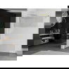 Mexen Kioto douchewand Walk-in 100 x 200 cm, transparant/mat 8 mm, goud - 800-100-101-50-35