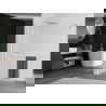 Mexen Kioto+ douchewand met plank Walk-in 90 x 200 cm, ijs, chroom - 800-090-121-01-30