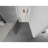Mexen Kioto Duschwand Walk-in 90 x 200 cm, transparent/gefrostet 8 mm, Roségold - 800-090-101-60-35