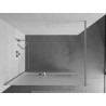 Mexen Kioto+ dušisein koos riiuliga Walk-in 110 x 200 cm, hall, kroom - 800-110-121-01-30