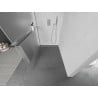 Mexen Kioto+ ścianka prysznicowa z półką Walk-in 110 x 200 cm, szron, chrom - 800-110-121-01-30