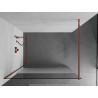 Mexen Kioto Walk-in Shower Screen 100 x 200 cm, Transparent/Frosted 8 mm, Rose Gold - 800-100-101-60-35