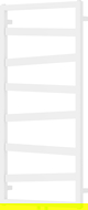 Mexen Zoom decorative bathroom radiator 1100 x 530 mm, 376 W, white - W130-1100-530-00-20
