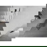 Mexen Kioto Duschwand Walk-in 70 x 200 cm, transparent/matt 8 mm, schwarz - 800-070-101-70-35
