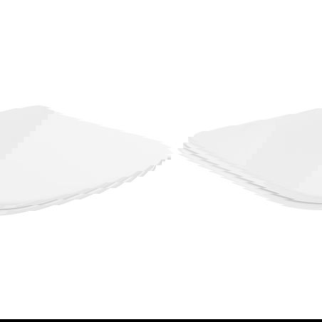Mexen langzaam dalende slanke wc-bril, duroplast, wit glans - 39120100