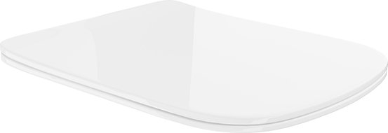 Mexen langzaam dalende slanke wc-bril, duroplast, wit glans - 39120100