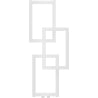 Mexen Grid dekorativer Badezimmerheizkörper 870 x 360 mm, 209 W, weiß - W215-0870-360-00-20