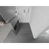 Mexen Kioto+ Duschwand mit Ablage Walk-in 70 x 200 cm, transparent/frost, chrom - 800-070-121-01-35