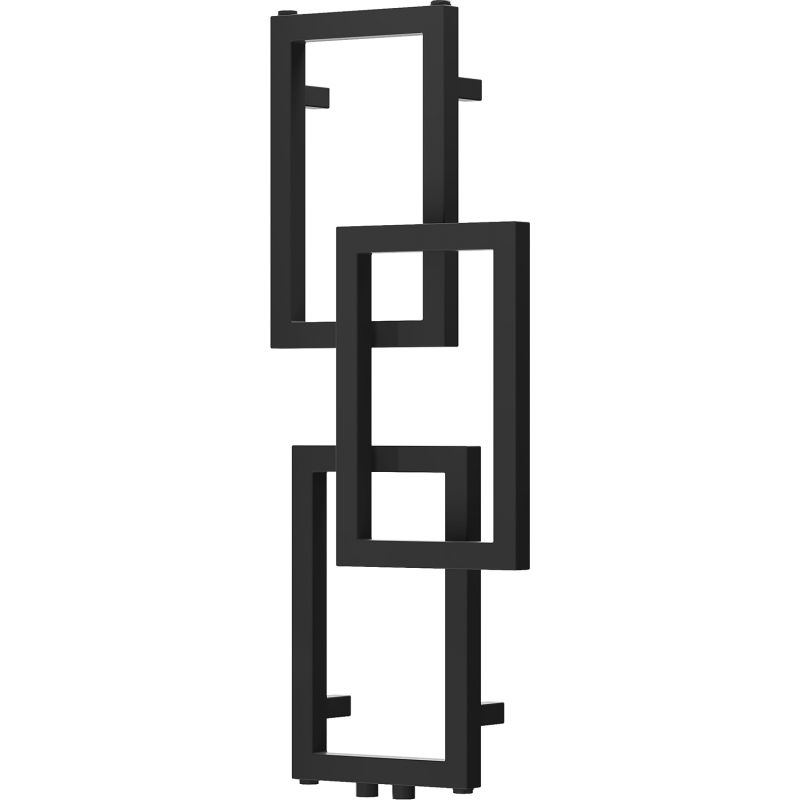 Mexen Grid dekorativer Badezimmerheizkörper 870 x 360 mm, 209 W, schwarz - W215-0870-360-00-70