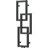 Mexen Grid dekorativni kupaonski radijator 870 x 360 mm, 209 W, antracit - W215-0870-360-00-66