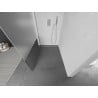 Mexen Kioto Duschwand Walk-in 70 x 200 cm, Transparent/Mattglas 8 mm, Chrom - 800-070-101-01-35