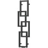 Mexen Grid dekoratiivne vannitoaradiaator 1115 x 360 mm, 279 W, antratsiit - W215-1115-360-00-66