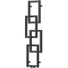 Mexen Grid dekorativni kupaonski radijator 1115 x 360 mm, 279 W, antracit - W215-1115-360-00-66