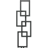 Mexen Grid dekorativer Badezimmerheizkörper 1115 x 360 mm, 279 W, Anthrazit - W215-1115-360-00-66