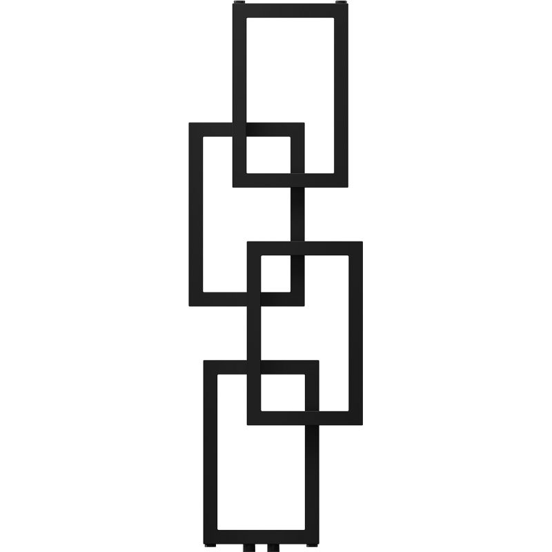Mexen Grid dekorativer Badezimmerheizkörper 1115 x 360 mm, 279 W, schwarz - W215-1115-360-00-70