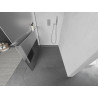 Mexen Kioto+ Tuš zaslon s polico Walk-in 100 x 200 cm, prozoren/mat, krom - 800-100-121-01-35