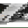 Mexen Kioto+ Duschwand mit Regal Walk-in 100 x 200 cm, transparent/Matt, Chrom - 800-100-121-01-35