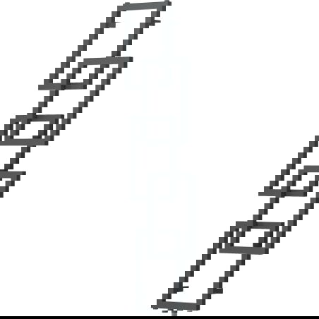 Mexen Grid dekorativen Buedzëmmer Heizung 1360 x 390 mm, 349 W, antrazit - W215-1360-390-00-66