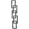 Mexen Grid decorative bathroom radiator 1360 x 390 mm, 349 W, anthracite - W215-1360-390-00-66