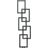 Mexen Grid dekorativni radijator za kupaonicu 1360 x 390 mm, 349 W, antracit - W215-1360-390-00-66