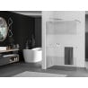 Mexen Kioto+ panel de ducha con estante Walk-in 120 x 200 cm, transparente/escarcha, cromo - 800-120-121-01-35