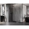 Mexen Lunar-F kabina prysznicowa składana lewa 100 x 80 cm, transparent, gun metal - 836-100-080-95-00-L