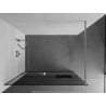 Mexen Kioto+ Duschwand mit Ablage Walk-in 100 x 200 cm, Graphit, Chrom - 800-100-121-01-40