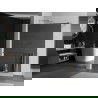 Mexen Kioto+ douchewand met plank Walk-in 90 x 200 cm, spiegel, chroom - 800-090-121-01-50