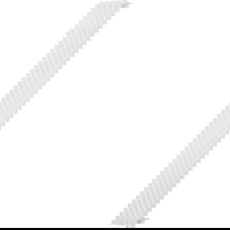 Mexen Flux decoratieve badkamerradiator 1500 x 240 mm, 450 W, wit - W127-1500-240-00-20