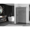 Mexen Kioto Walk-in Shower Wall 90 x 200 cm, Graphite 8 mm, Chrome - 800-090-101-01-40