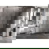 Mexen Lunar-F vouwdeur douchecabine rechts 80 x 80 cm, transparant, chroom - 836-080-080-01-00-P