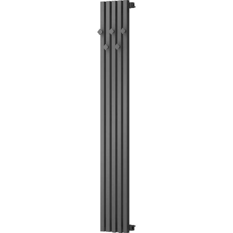 Mexen Flux decoratieve badkamer radiator 1500 x 240 mm, 450 W, antraciet - W127-1500-240-00-66