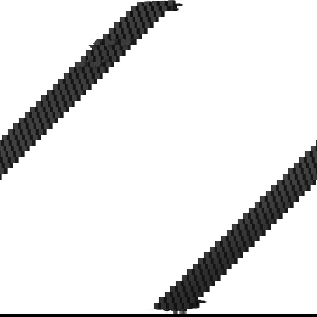 Mexen Flux διακοσμητικό καλοριφέρ μπάνιου 1500 x 240 mm, 450 W, μαύρο - W127-1500-240-00-70