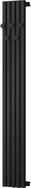 Mexen Flux dekoratiivne vannitoa radiaator 1500 x 240 mm, 450 W, must - W127-1500-240-00-70