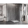 Mexen Lunar-F kokkupandav dušinurk parem 90 x 90 cm, läbipaistev, kroom - 836-090-090-01-00-P